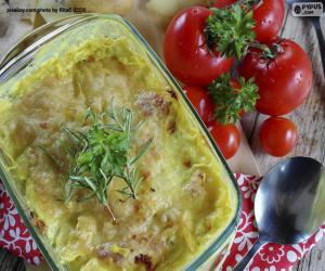 Puzle Brambory au gratin