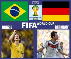 Puzle Brazílie - Německo, semi-finále, Brazílie 2014