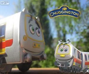 Puzle Brousek, rychlým vlakem z Chuggington