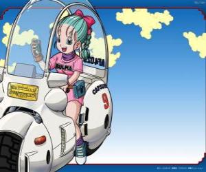 Puzle Bulma s jeho motorku