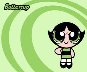 Puzle Buttercup je nejsilnější a nejvíce odvážné Powerpuff Girls