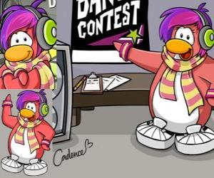 Puzle Cadence, známý také jako DJ K-Dance je fialový vlasy-tučňáků, která hraje a vytváří hudbě a tanci