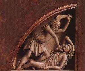 Puzle Cain, prvorozeného Adama a Evy, v době zabití jeho bratra Ábela