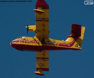 Puzle Canadair CL-215, hydroplán