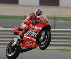 Puzle Casey Stoner zvyšování kolo