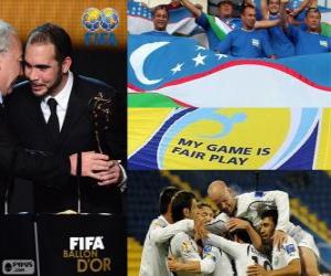 Puzle Cena Fair Play FIFA 2012 pro Uzbekistán fotbalová asociace