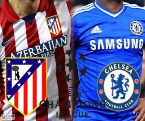 Puzle Champions League - Liga mistrů UEFA semifinále 2013-14, Atlético - Chelsea