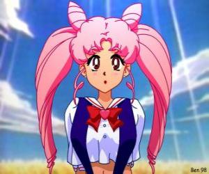 Puzle Chibiusa se může stát Sailor Chibi měsíc