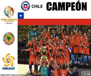 Puzle Chile, mistrem Copa America 2016