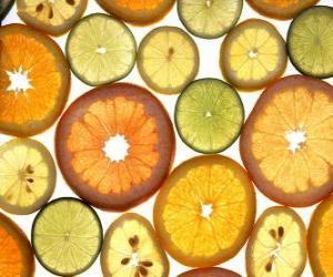 Puzle Citrusové plody