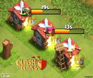 Puzle Clash of Clans kasárna