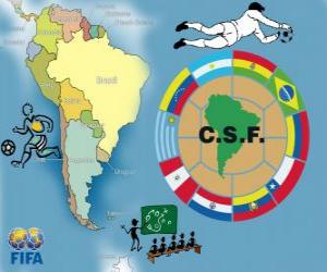 Puzle Confederación Sudamericana de Fútbol (CONMEBOL)