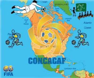 Puzle Confederation of North and Central American and Caribbean Association Football (CONCACAF)