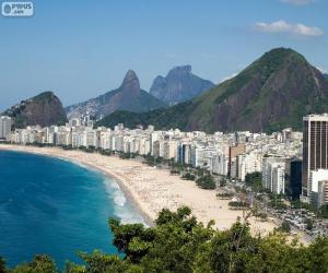 Puzle Copacabana, Rio de Janeiro, Brazílie