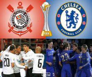 Puzle Corinthians - Chelsea. Konečné Mistrovství světa ve fotbale klubů 2012 Japonsko