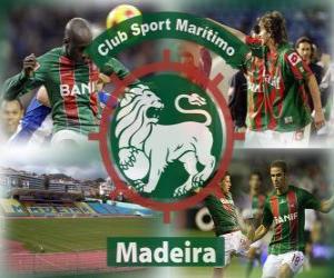 Puzle CS Marítimo Funchal na Madeiře, portugalský fotbalový klub
