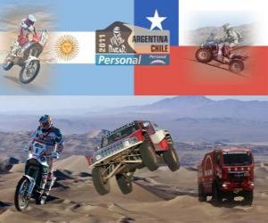 Puzle Dakar 2011 Argentina Chile