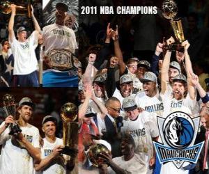 Puzle Dallas Mavericks 2011 NBA mistrů