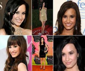 Puzle Demi Lovato je herečka a zpěvák americké rockové. Známý pro její roli jako Mitchie Torres v Disney Channel Original Movie, Camp Rock