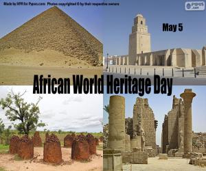 Puzle Den afrického světového dědictví
