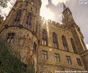 Puzle Detail z Hohenzollern hrad, Německo