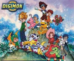 Puzle Digimon Postavy