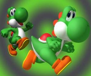 Puzle Dinosaur Yoshi je Mario nejlepší přítel