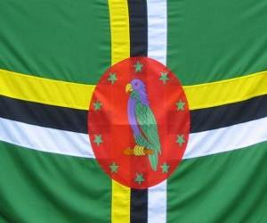 Puzle Dominická vlajka