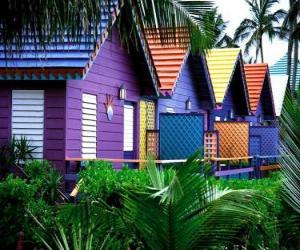 Puzle Domy barvy, Bahamy