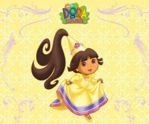 Puzle Dora princezna kostýmy