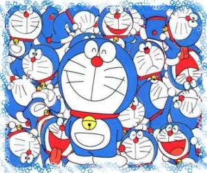 Puzle Doraemon je Cosmic Cat, který přichází z budoucnosti