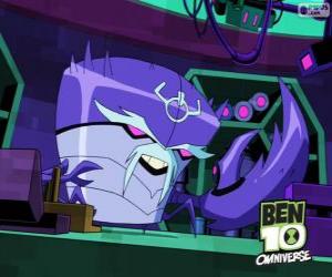 Puzle Dr. Psychobos, autora Nemetrix. Ben 10 Omniverse