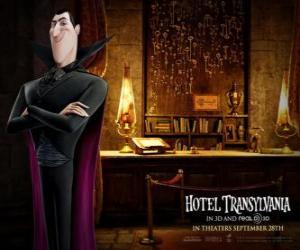 Puzle Dracula, majitel hotelu Transylvánie