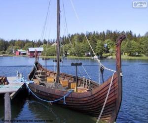 Puzle Drakkar nebo Viking Ship