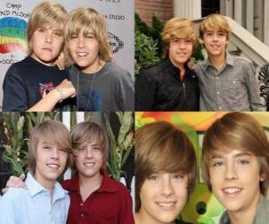 Puzle Dylan a Cole Sprouse se dvěma italskými hráči, kteří mají bydliště ve Spojených státech