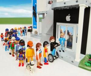 Puzle Dílny Apple Playmobil