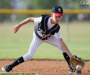 Puzle Dítě hraje baseball