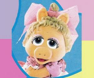 Puzle Dítě Piggy, baby Muppet Miss Piggy