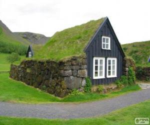 Puzle Dům Viking, Island