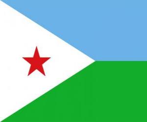 Puzle Džibutská vlajka