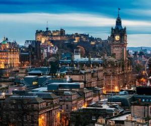 Puzle Edinburgh, Skotsko, Velká Británie