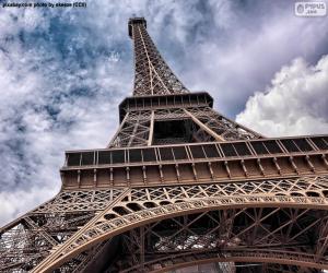 Puzle Eiffelova věž na den