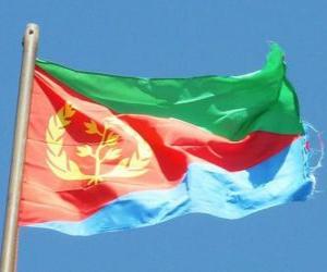 Puzle Eritrejská vlajka