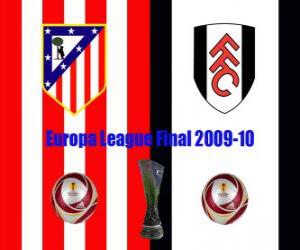 Puzle Evropa finále Ligy 2009-10 Atletico Madrid vs Fulham FC