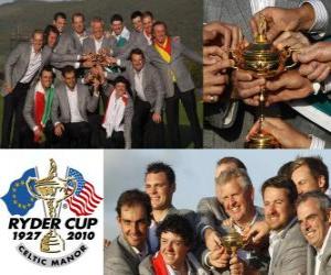 Puzle Evropa vyhraje Ryder Cup 2010