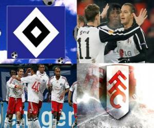 Puzle Evropská liga UEFA, semifinále 2009-10, Hamburger SV - FC Fulham