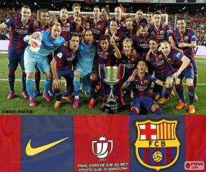 Puzle FC Barcelona Copa del Rey 2014-2015