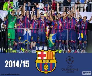Puzle FC Barcelona Liga mistrů 14-15