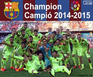 Puzle FC Barcelona, mistr 2014-2015