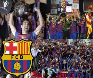 Puzle F.C Barcelona vítěz Copa del Rey 2011-2012
